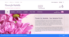 Desktop Screenshot of flowers4marbella.com